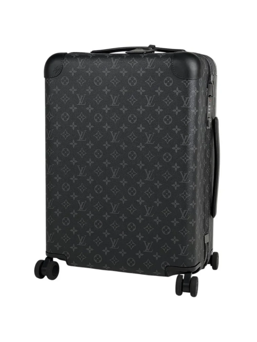 Louis Vuitton Horizon 55 Travel Bag Suitcase Monogram Eclipse Black
